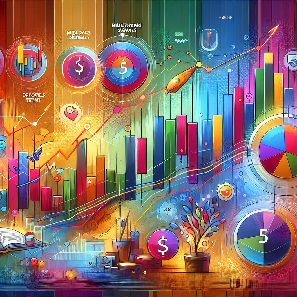 A stylized illustration of a forex trading chart featuring bold and colorful pivot point indicators, with visual representations of common trading mistakes highlighted around the chart.
