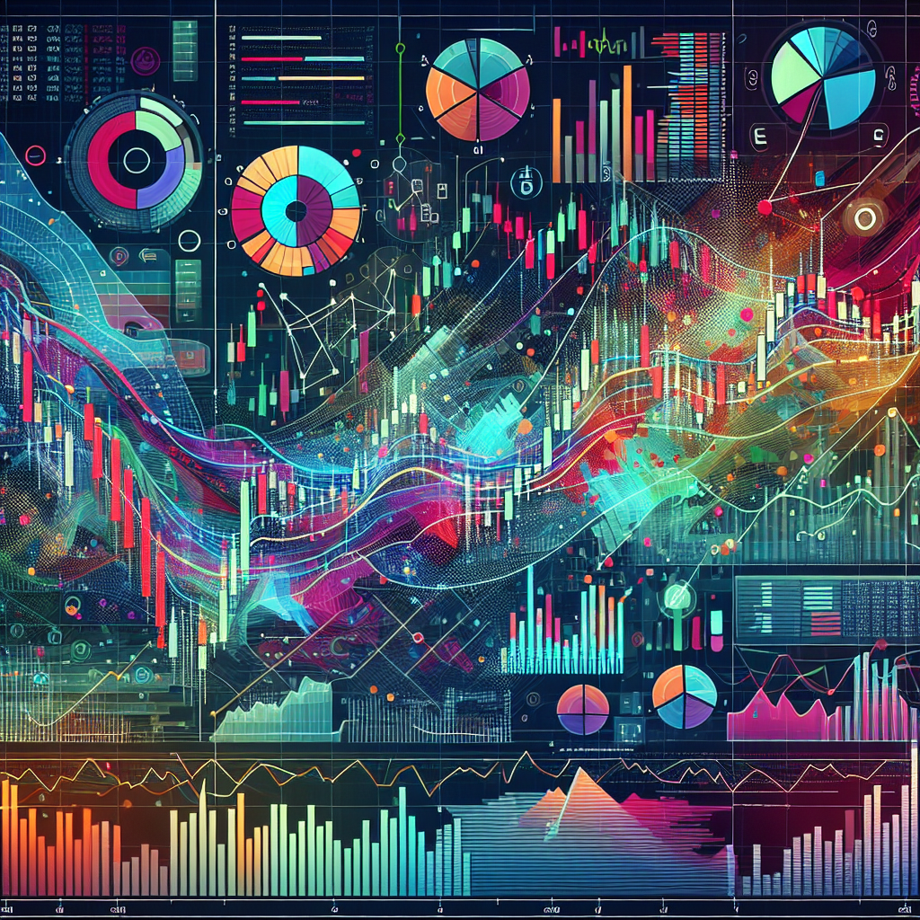 A stylized illustration showing colorful Forex trading charts with prominent pivot points and market analysis visuals, suitable for a blog post about Forex trading strategies.
